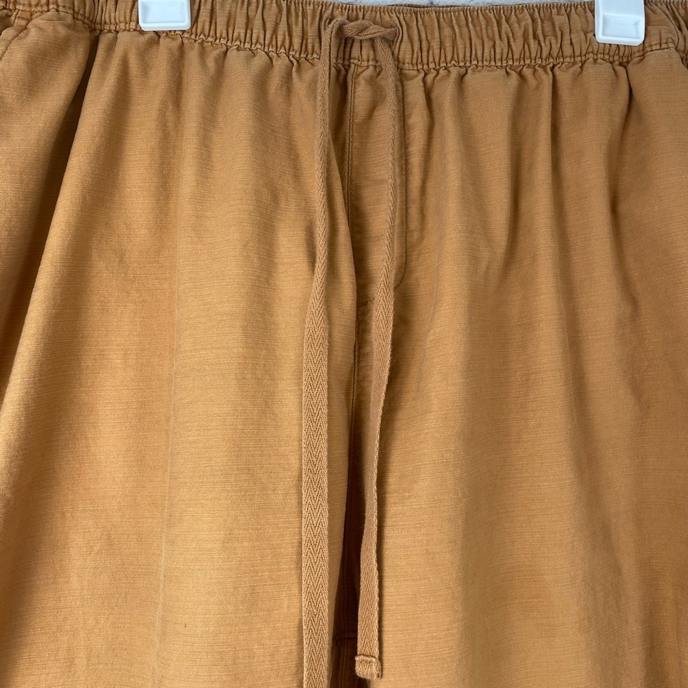 Lane Bryant Burnt Orange Drawstring Rolled Hem Capri Pants size 22/24 - Picture 3 of 8